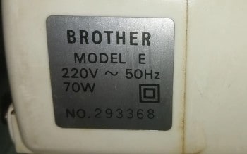 Brother sewing machine serial number lookup