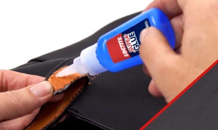 can i use super glue on leather sofa