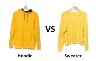 Hoodie vs Sweater