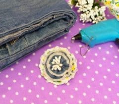 Hot Glue on Fabric