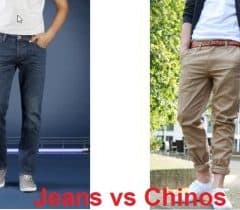 Jeans vs Chinos