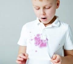 Pomegranate Juice on Clothes