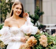 Sleeves Wedding Dress