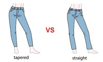 Tapered vs Straight
