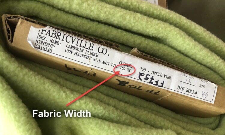 Fabric width