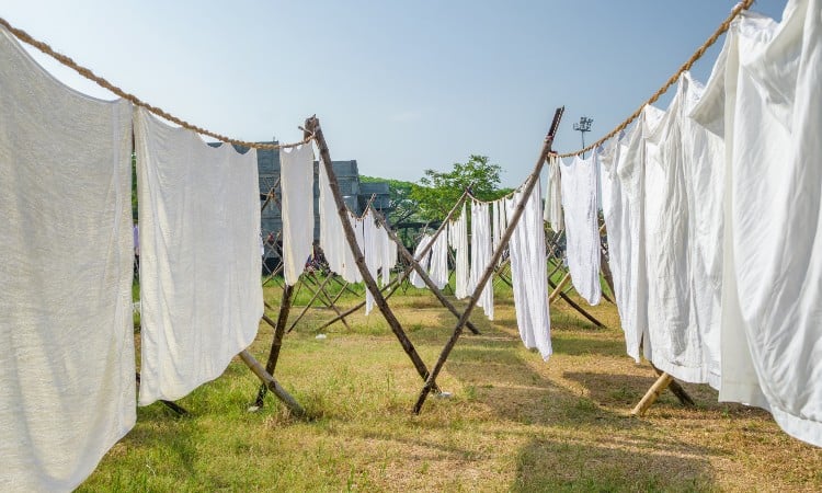 How to dry linen