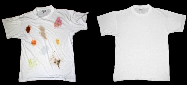 How to get color stains out of clothes