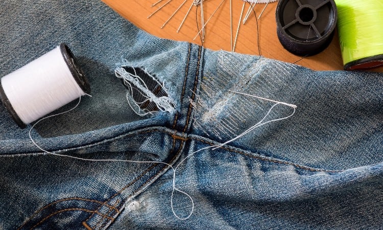 How to patch jeans