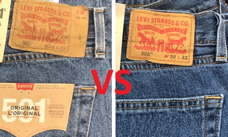 Levi's 501 vs 505 Jeans: What is the Difference?
