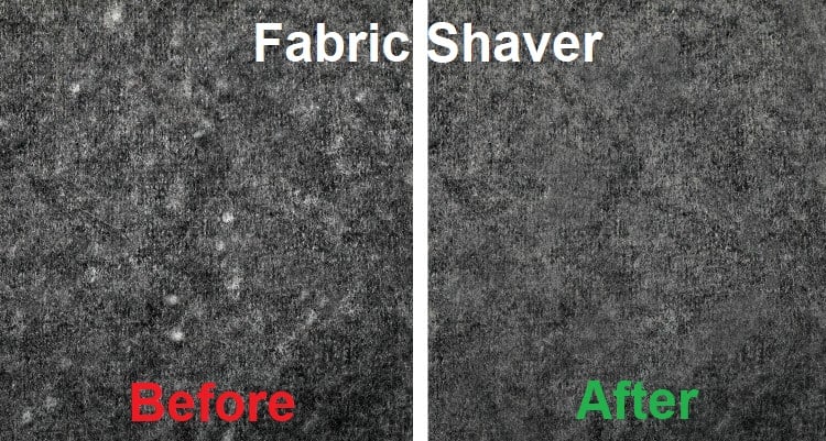 Remove Pilling with Fabric Shaver