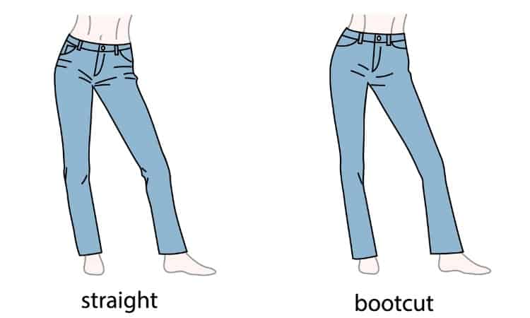 Straight vs Bootcut Jeans