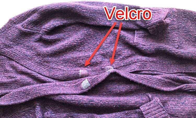 What does velcro stick to